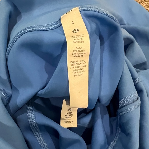 NWOT Blue Nile Lululemon Wunder Unders - Picture 4 of 7